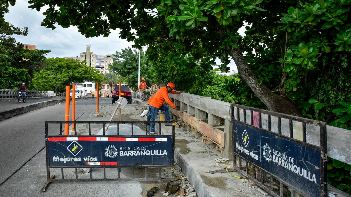  Inicio de las obras en la Cra. 38 en Barranquilla genera congestión vial